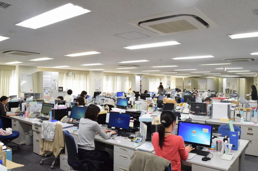 ワンフロアで広々としたオフィス◎