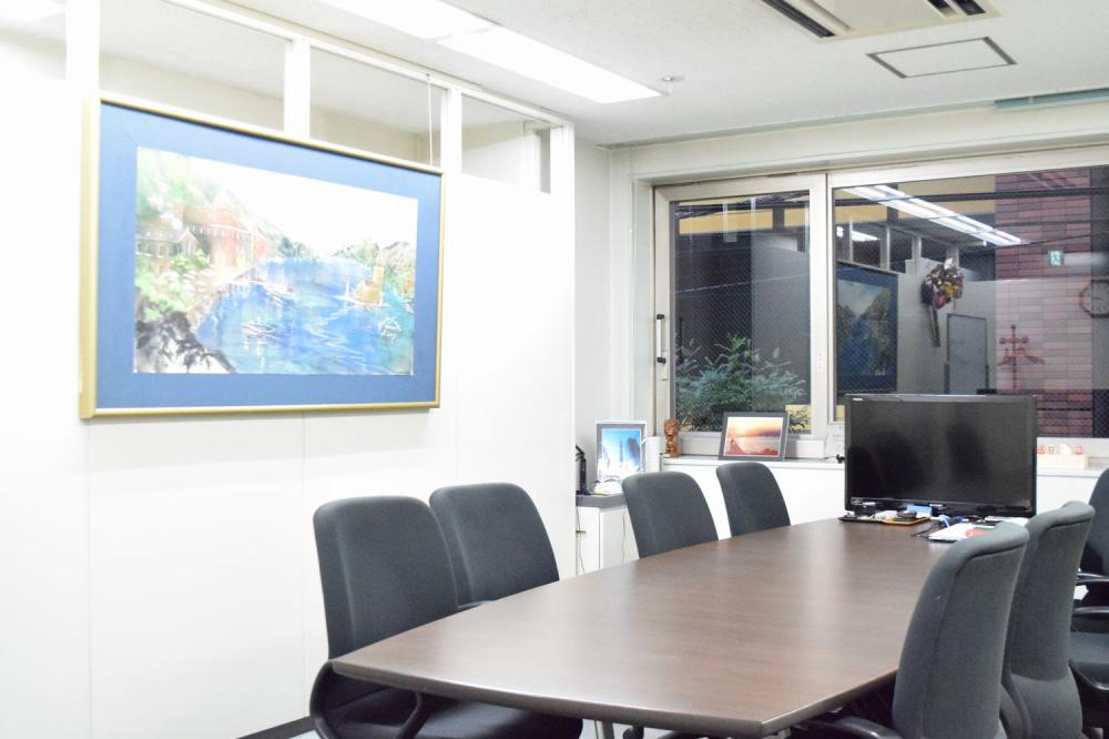 打ち合わせルームの1枚◎