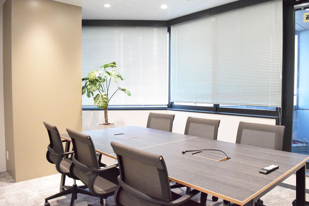 会議室からは新国立競技場が見えます◎