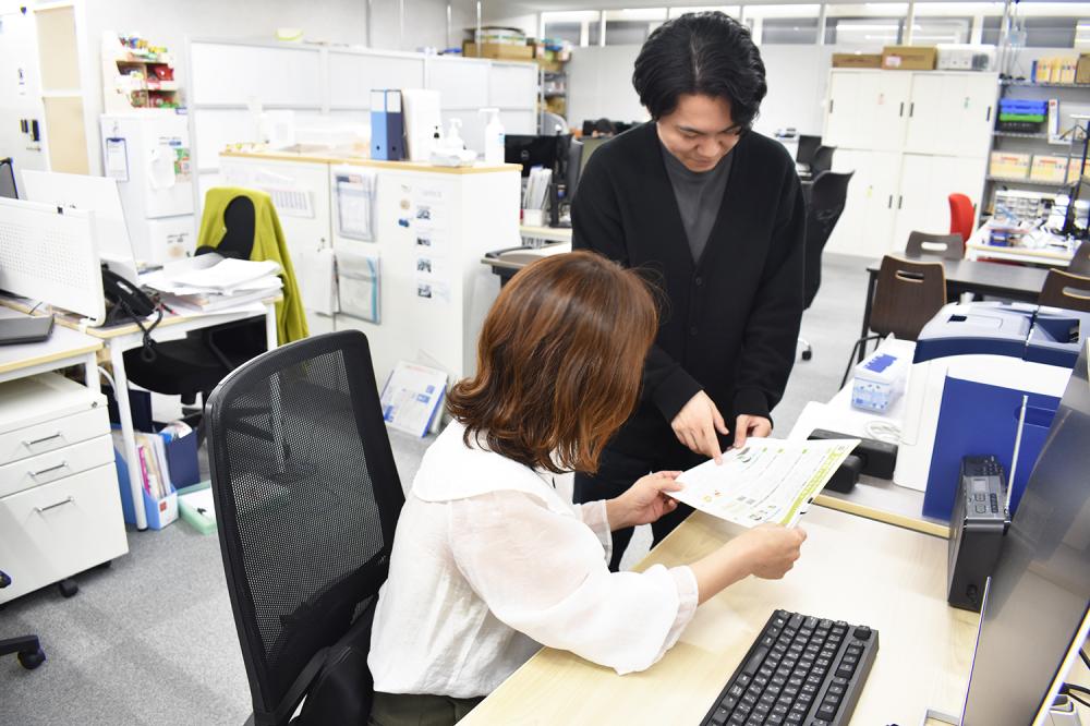 分からないところは気軽に相談してください！