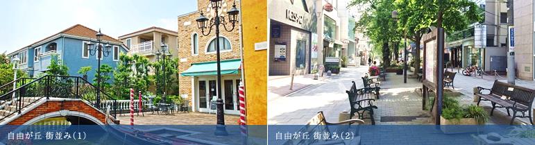 自由が丘駅から徒歩2分、買い物などにも便利です。