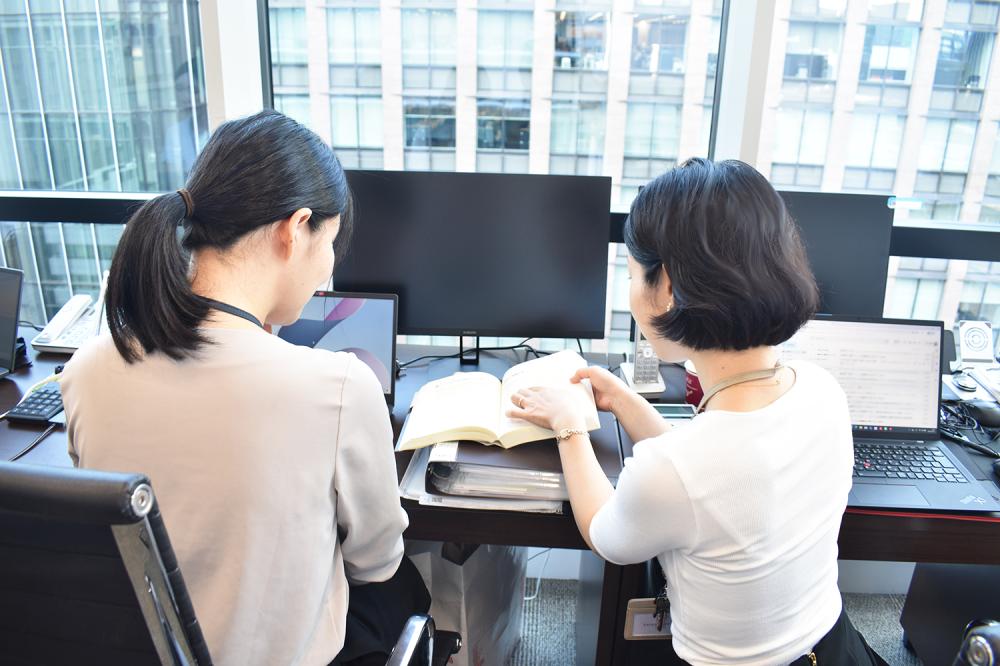 分からないことはいつでも質問出来ます◎