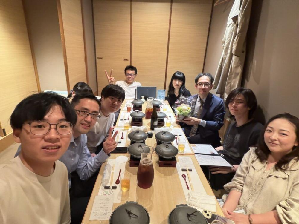 会社四周年飲み会です