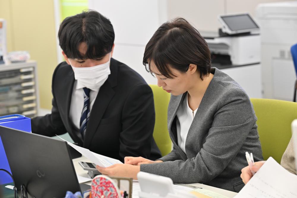 気軽に相談もしやすい、和気あいあいとした雰囲気です