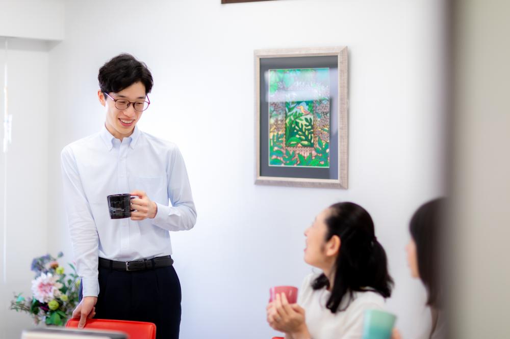 オフィス内の一枚