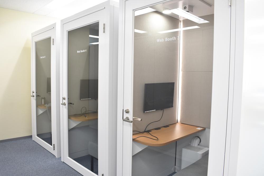 Webブースも完備しております