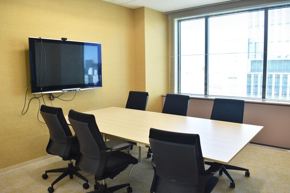 眺めのよい職場でリフレッシュしながら勤務できます。