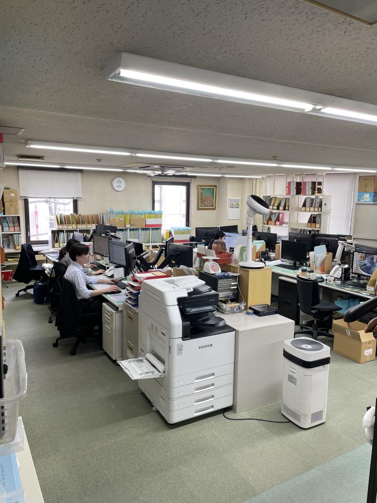 オフィスの風景◎落ち着いていて、静かですよ。