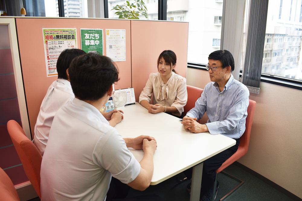 質問や相談が気軽にできる環境です！